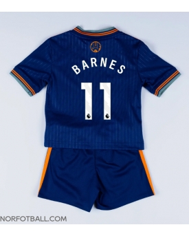 Billige Fotballdrakt Newcastle United Harvey Barnes #11 Replika Tredjedraktsett Barn 2025-26 Kortermet (med bukser)